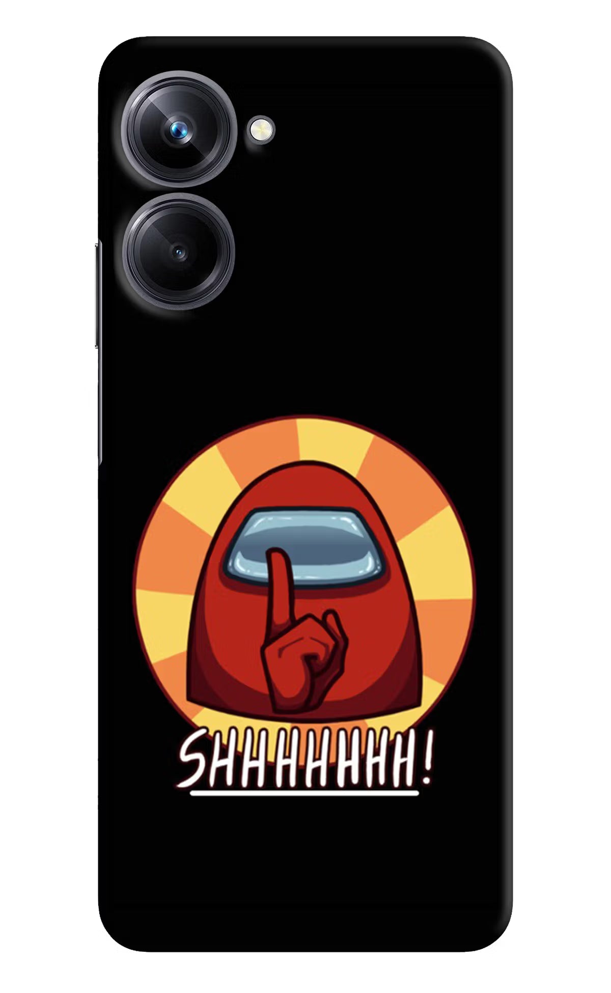 Among Us Shhh! Realme 10 Pro 5G Hard Case Back Cover by Casekaro