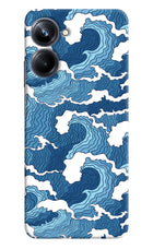 Blue Waves Realme 10 Pro 5G Hard Case Back Cover by Casekaro