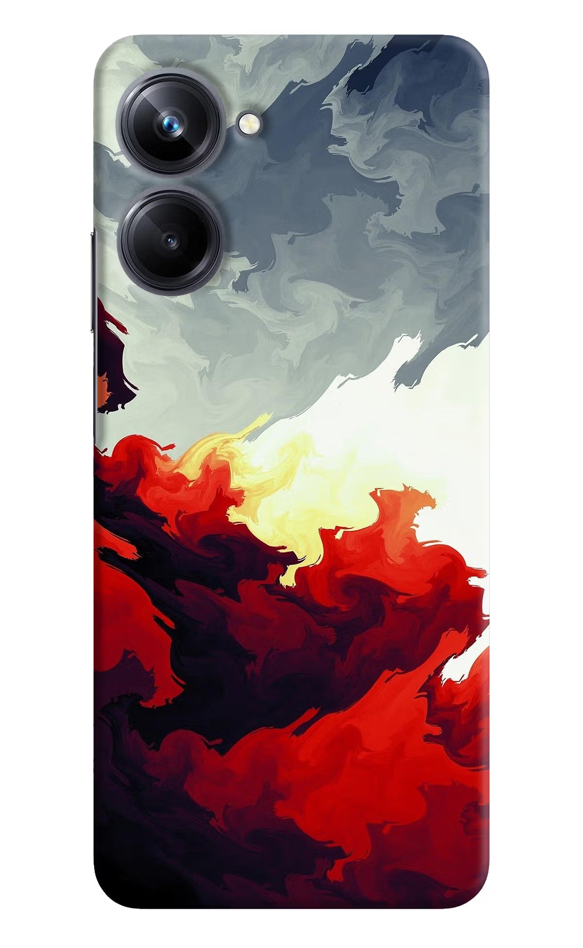 Fire Cloud Realme 10 Pro 5G Hard Case Back Cover by Casekaro