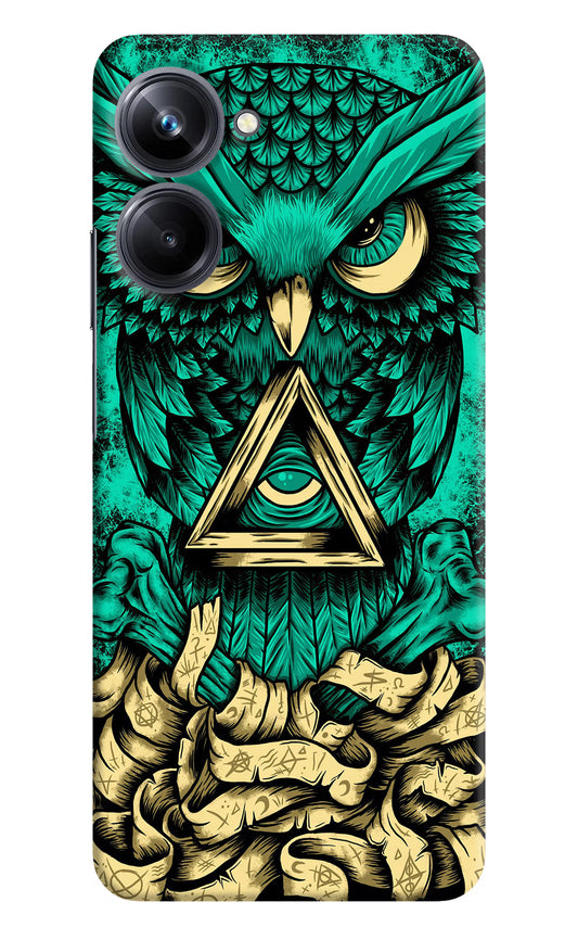 Green Owl Realme 10 Pro 5G Hard Case Back Cover by Casekaro