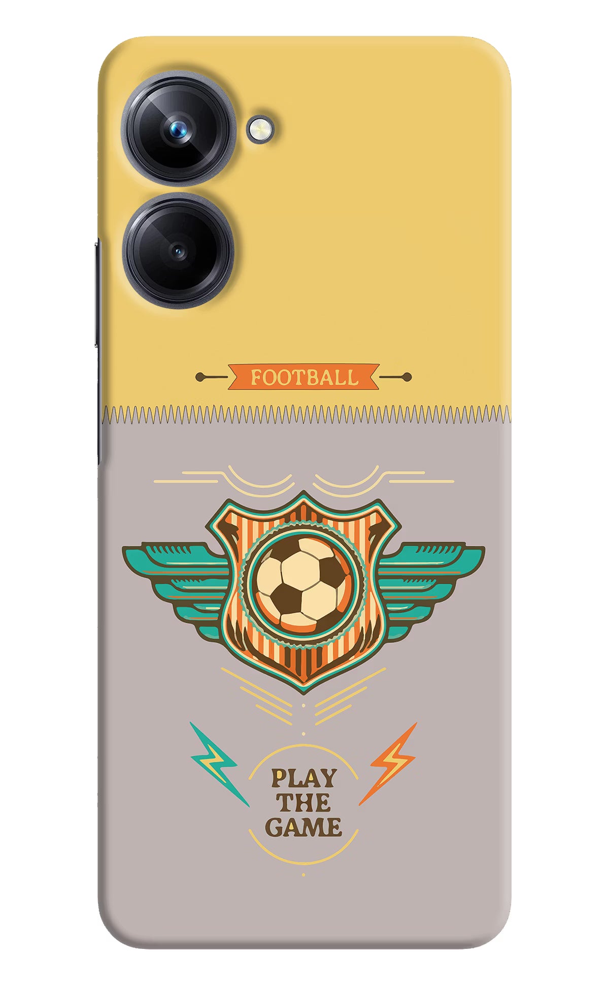 Football Realme 10 Pro 5G Hard Case Back Cover by Casekaro