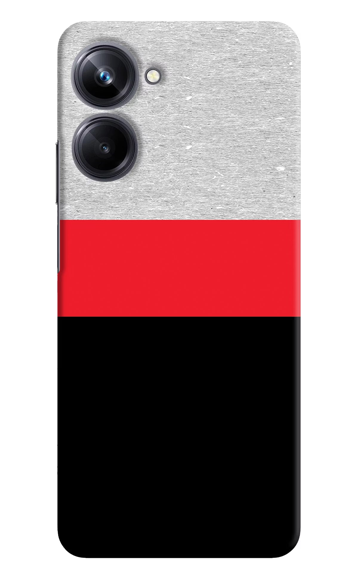 Tri Color Pattern Realme 10 Pro 5G Hard Case Back Cover by Casekaro