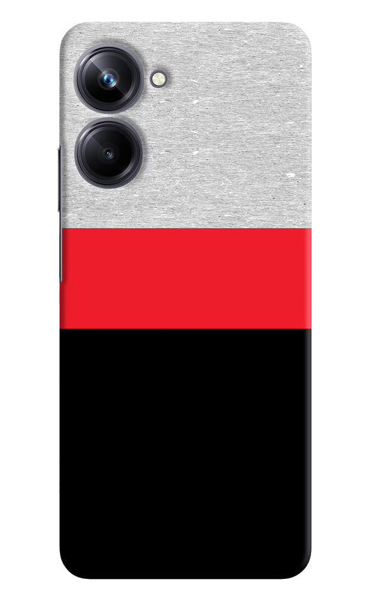 Tri Color Pattern Realme 10 Pro 5G Hard Case Back Cover by Casekaro