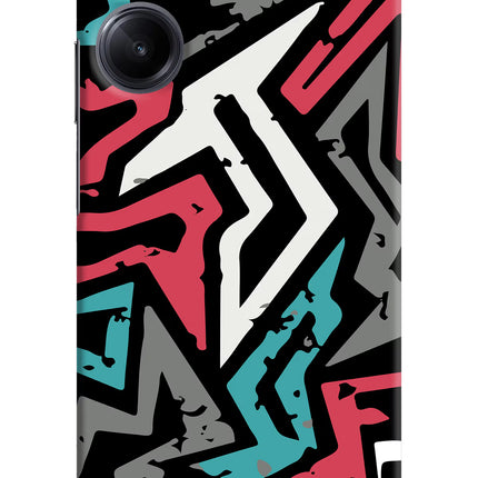 Geometric Graffiti Realme 10 Pro 5G Hard Case Back Cover by Casekaro