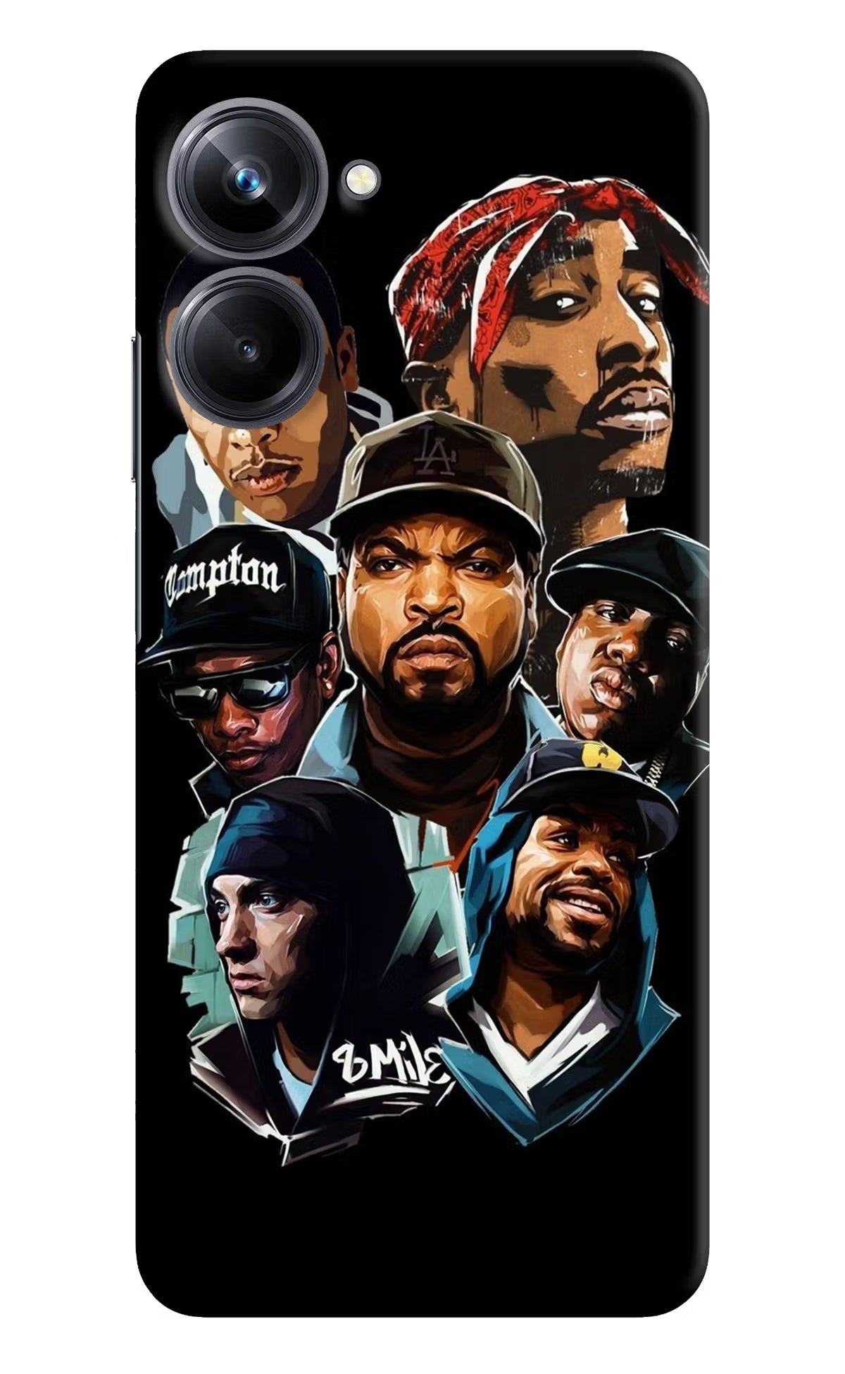 Rappers Realme 10 Pro 5G Hard Case Back Cover by Casekaro