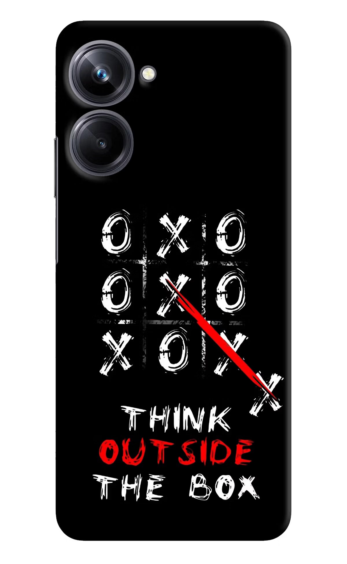 Think out of the BOX Realme 10 Pro 5G Hard Case Back Cover by Casekaro