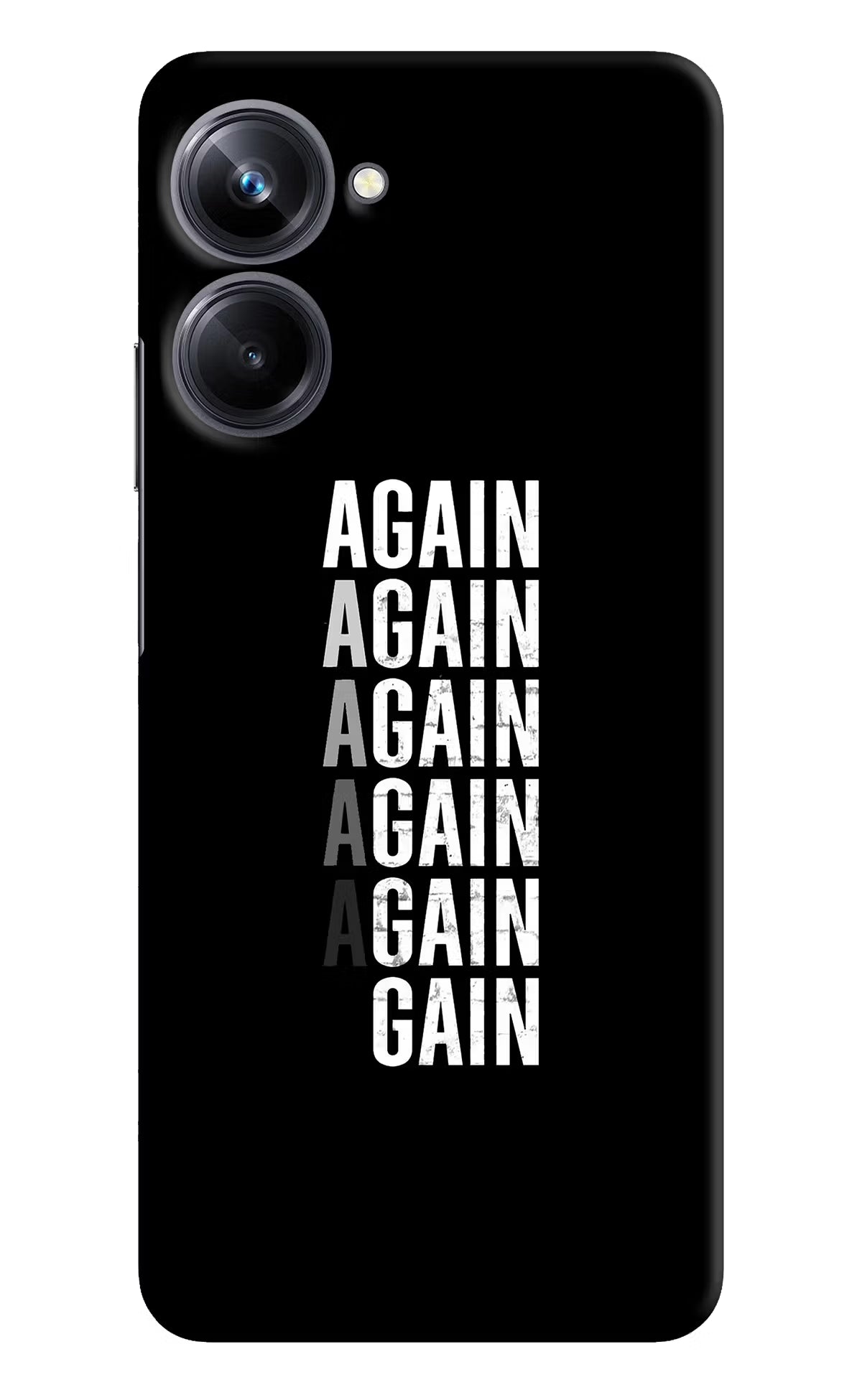Again Again Gain Realme 10 Pro 5G Hard Case Back Cover by Casekaro