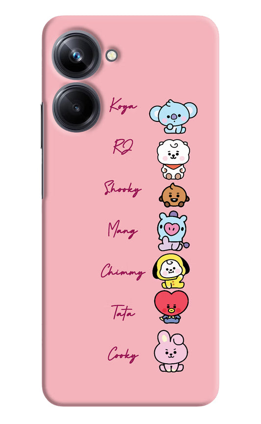BTS names Realme 10 Pro 5G Hard Case Back Cover by Casekaro