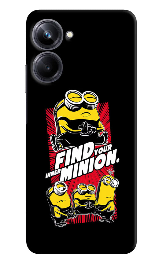 Find your inner Minion Realme 10 Pro 5G Hard Case Back Cover by Casekaro