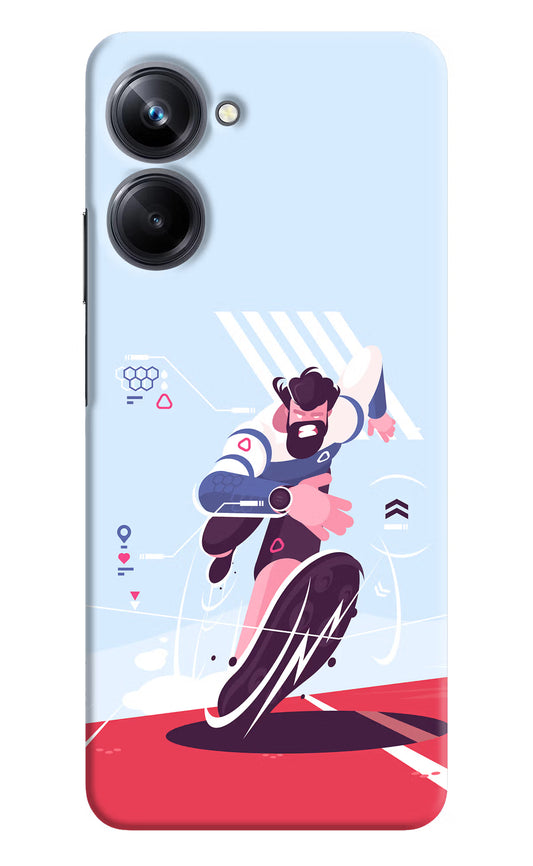 Run Pro Realme 10 Pro 5G Hard Case Back Cover by Casekaro