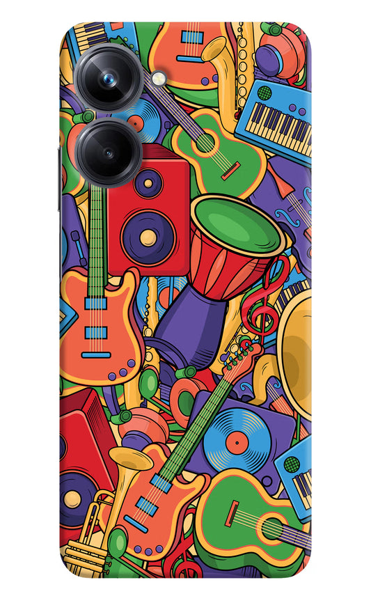 Music Instrument Doodle Realme 10 Pro 5G Hard Case Back Cover by Casekaro