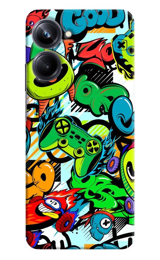 Game Doodle Realme 10 Pro 5G Hard Case Back Cover by Casekaro