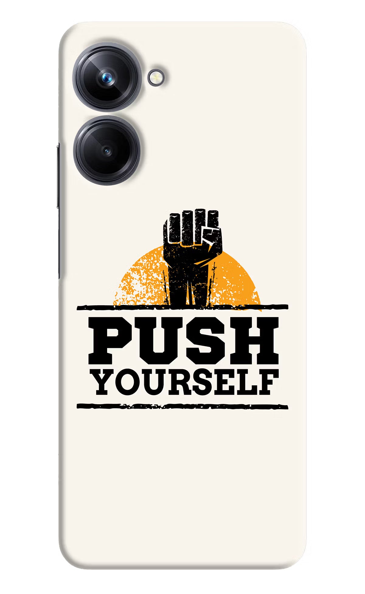 Push Yourself Realme 10 Pro 5G Hard Case Back Cover by Casekaro