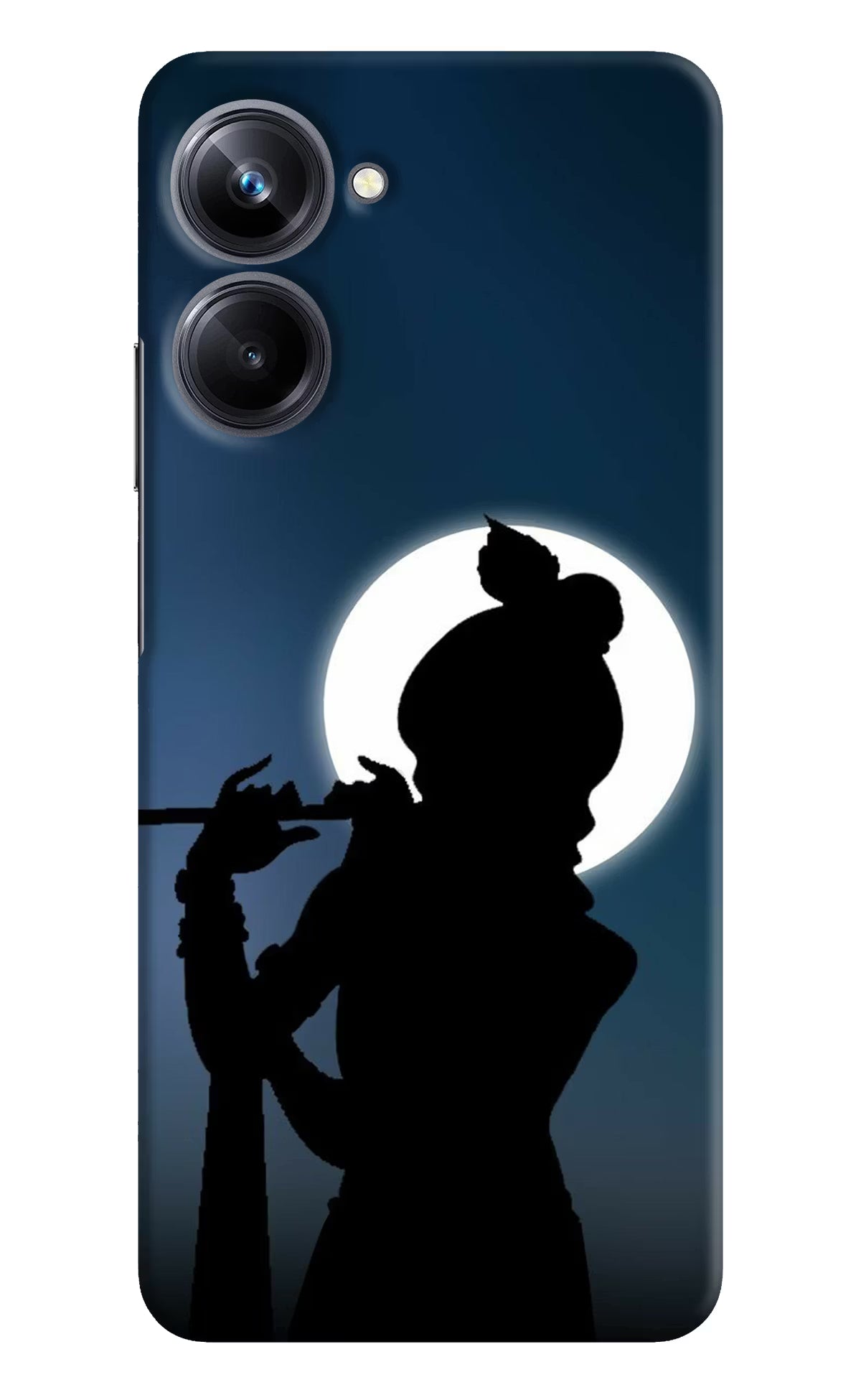 Shri Krishna Silhouette Realme 10 Pro 5G Hard Case Back Cover by Casekaro