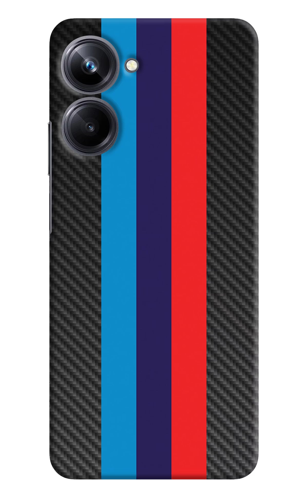 BMW Stripes Pattern Realme 10 Pro 5G Hard Case Back Cover by Casekaro
