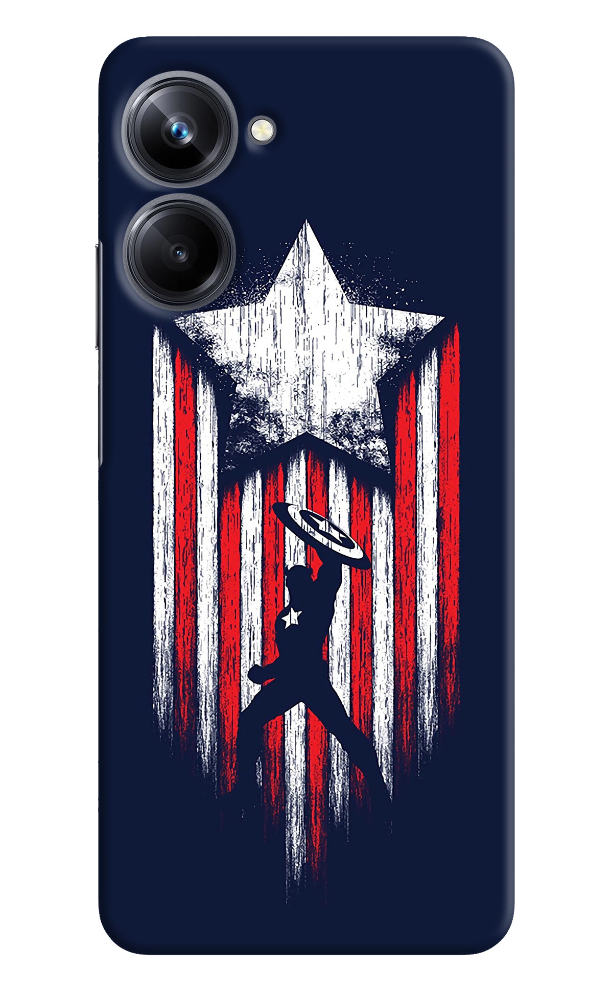 Captain America Marvel Art Realme 10 Pro 5G Back Cover