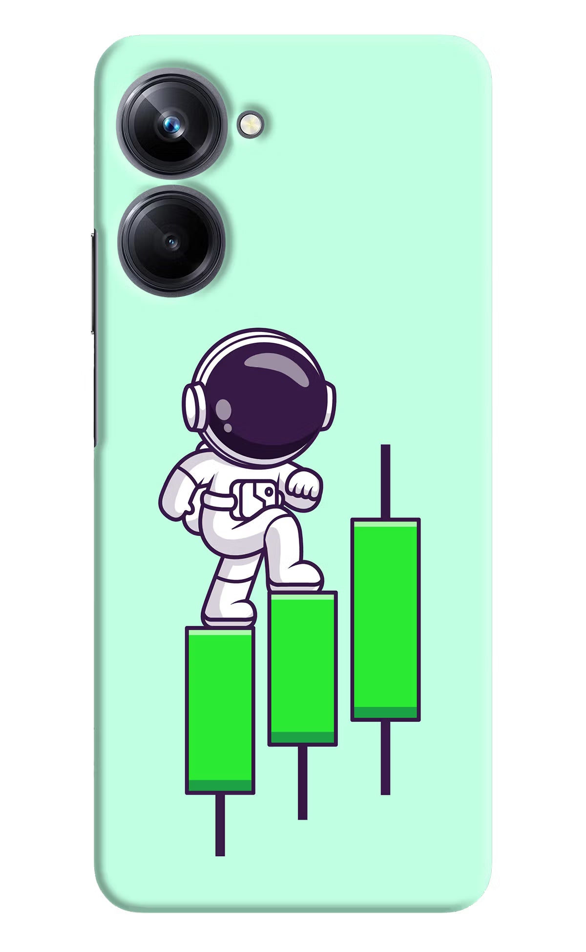 Astronaut Trader Realme 10 Pro 5G Hard Case Back Cover by Casekaro