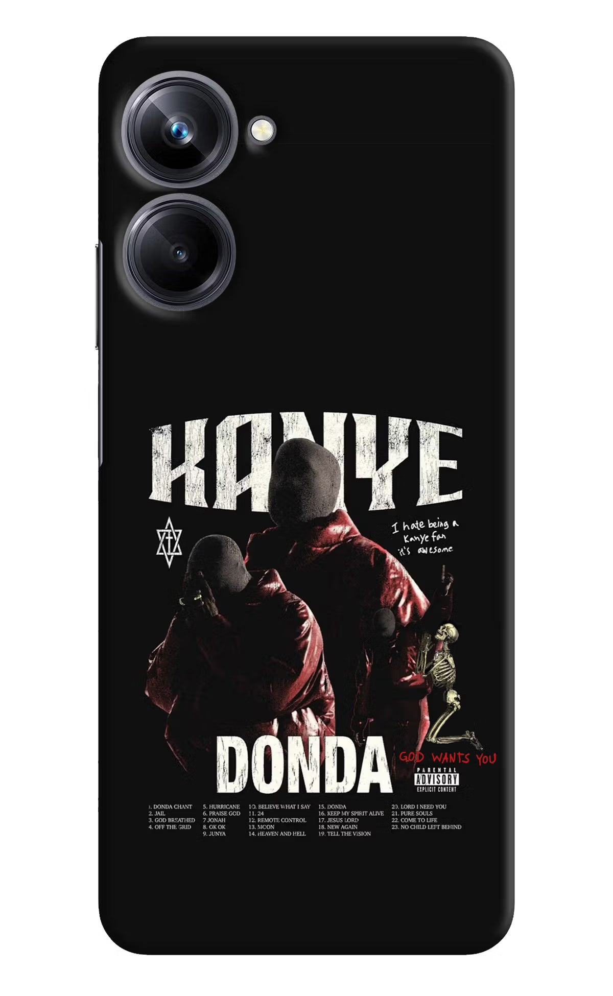 Donda Kanye West Realme 10 Pro 5G Hard Case Back Cover by Casekaro