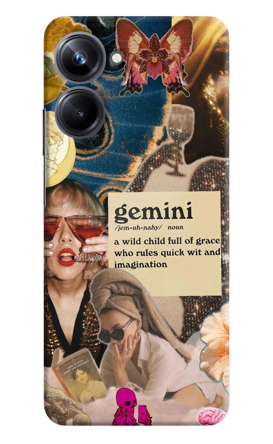 Gemini Zodiac Realme 10 Pro 5G Hard Case Back Cover by Casekaro