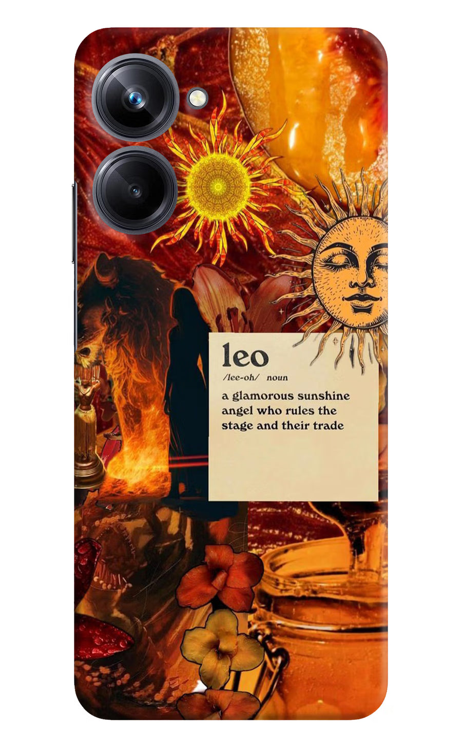 Leo Zodiac Realme 10 Pro 5G Back Cover, Hard case