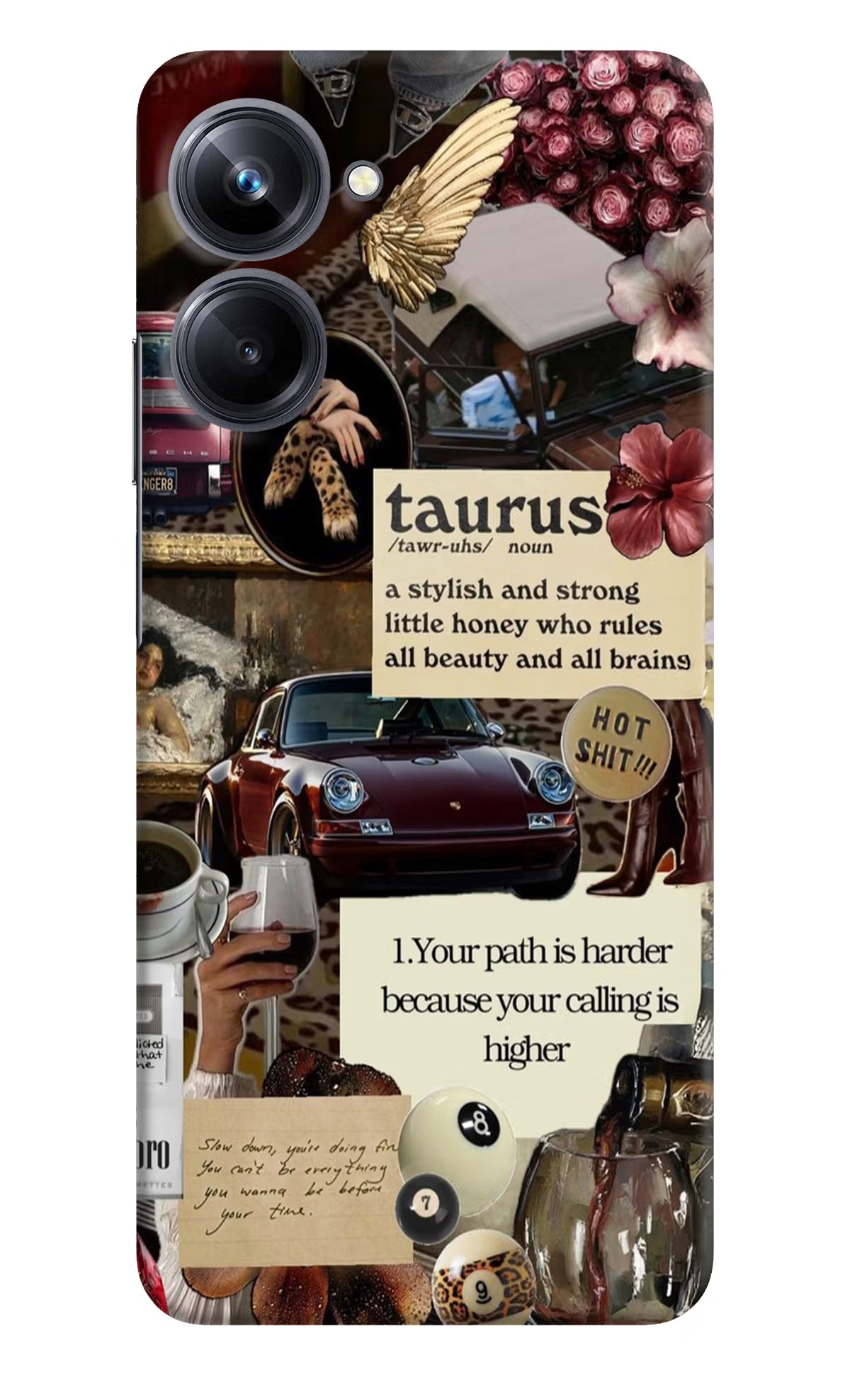 Taurus Zodiac Realme 10 Pro 5G Hard Case Back Cover by Casekaro