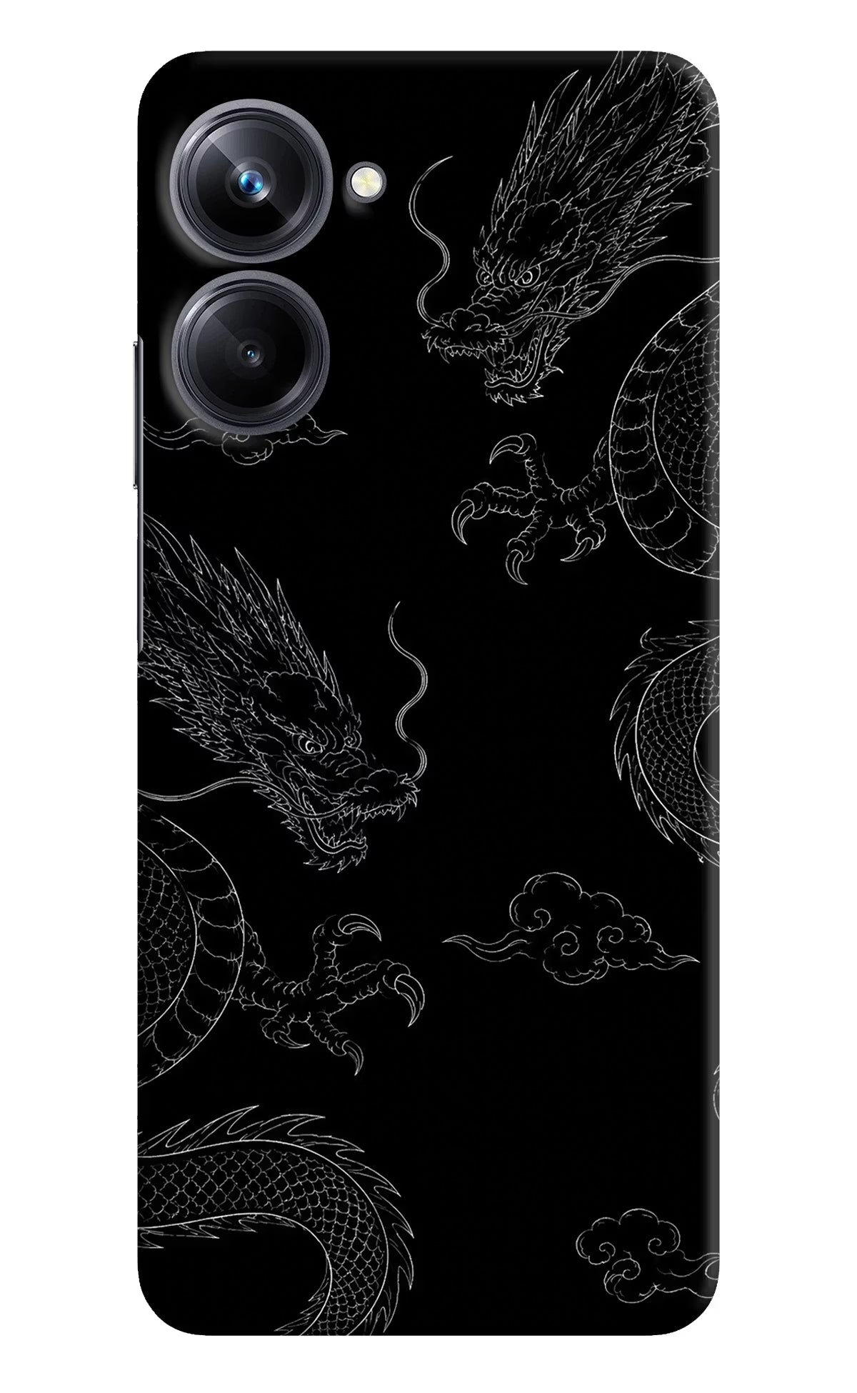 Twin Dragons Realme 10 Pro 5G Hard Case Back Cover by Casekaro