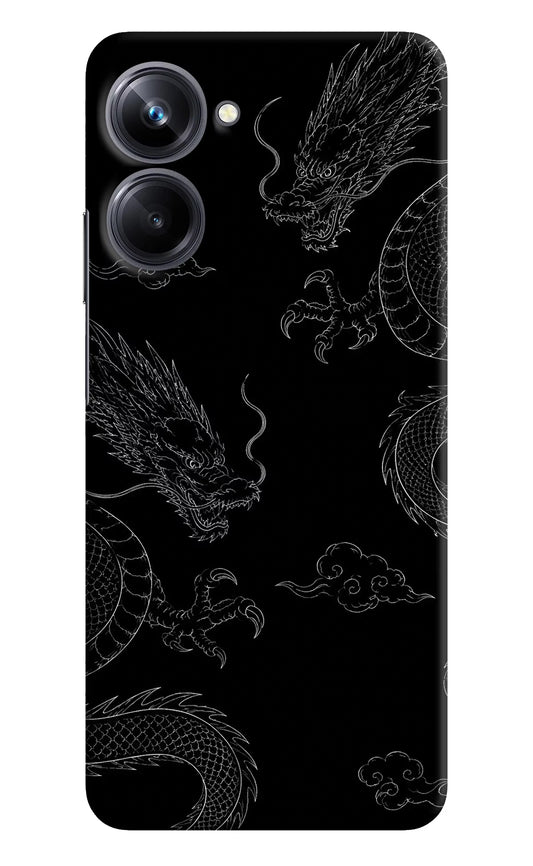 Twin Dragons Realme 10 Pro 5G Hard Case Back Cover by Casekaro