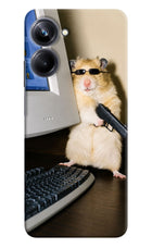 Hacker Hamster Realme 10 Pro 5G Hard Case Back Cover by Casekaro