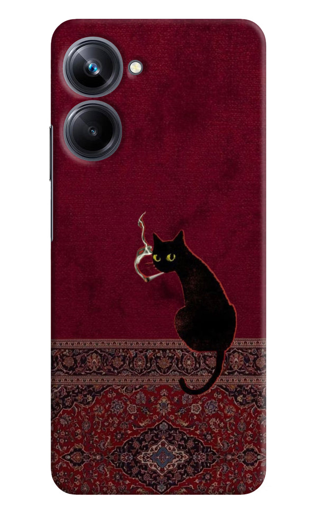 Midnight Cat Realme 10 Pro 5G Hard Case Back Cover by Casekaro