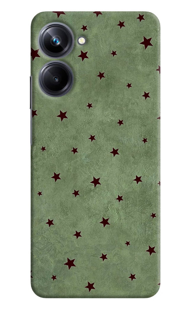 Green Stars Realme 10 Pro 5G Hard Case Back Cover by Casekaro