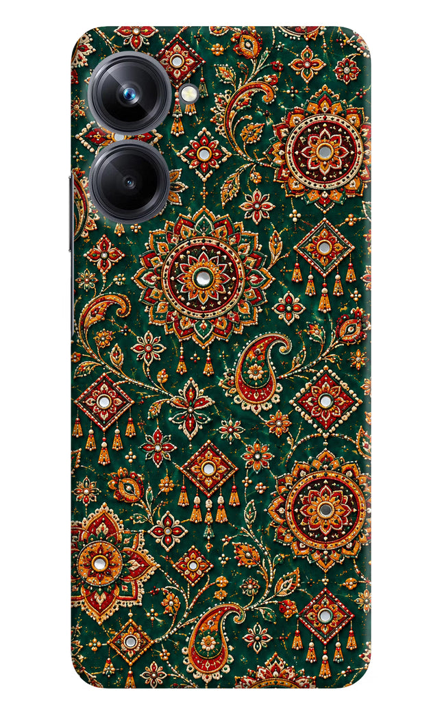Green Pataka Realme 10 Pro 5G Hard Case Back Cover by Casekaro