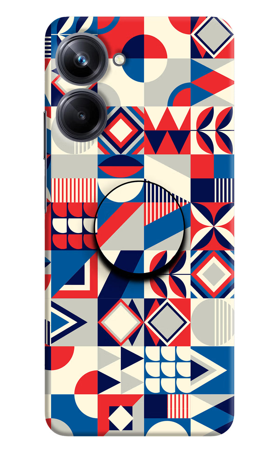 Colorful Pattern Realme 10 Pro 5G Pop Case, Hard case
