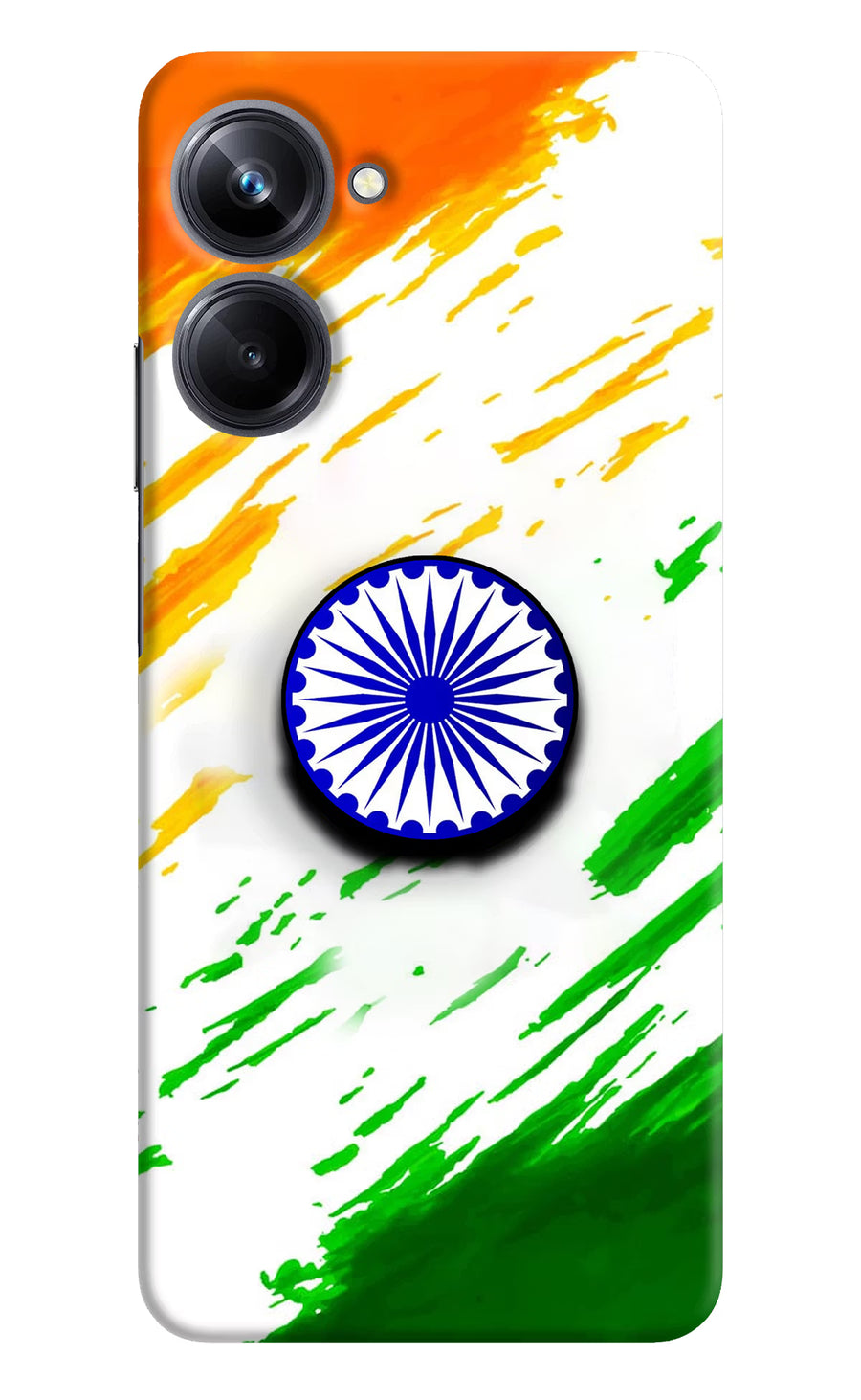 Indian Flag Ashoka Chakra Realme 10 Pro 5G Pop Case, Hard case