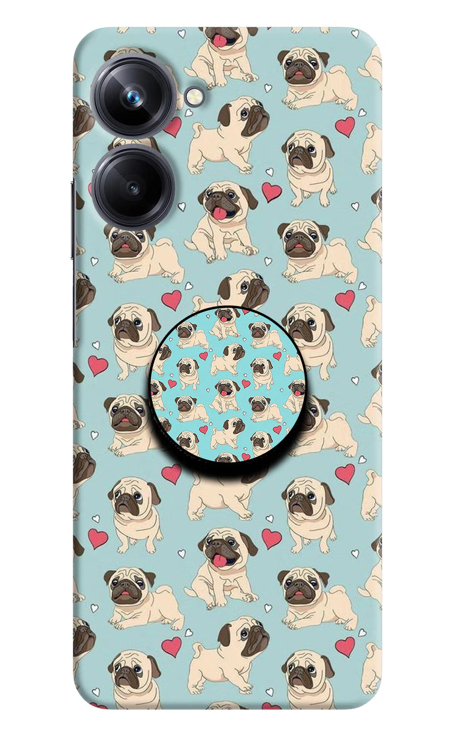 Pug Dog Realme 10 Pro 5G Pop Case, Hard case