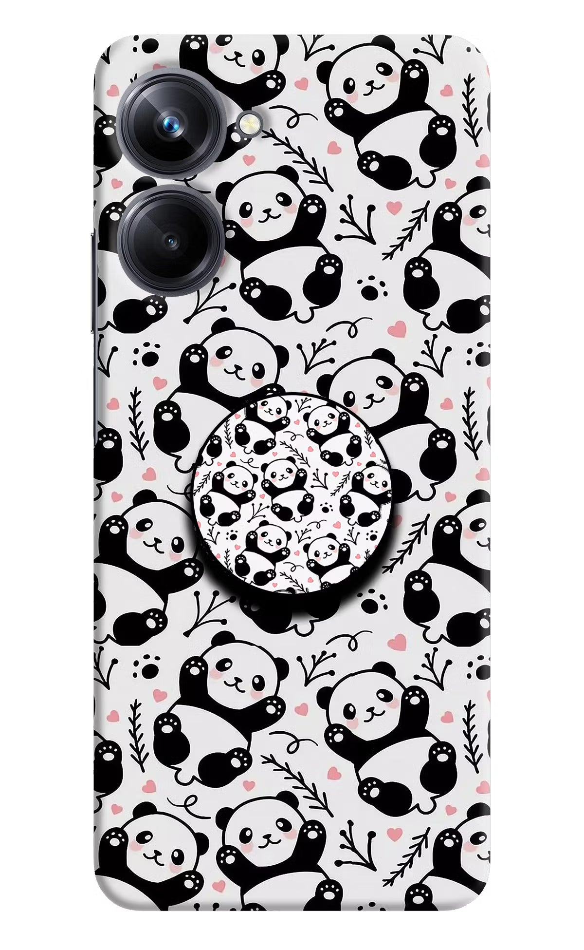 Cute Panda Realme 10 Pro 5G Pop Case by Casekaro
