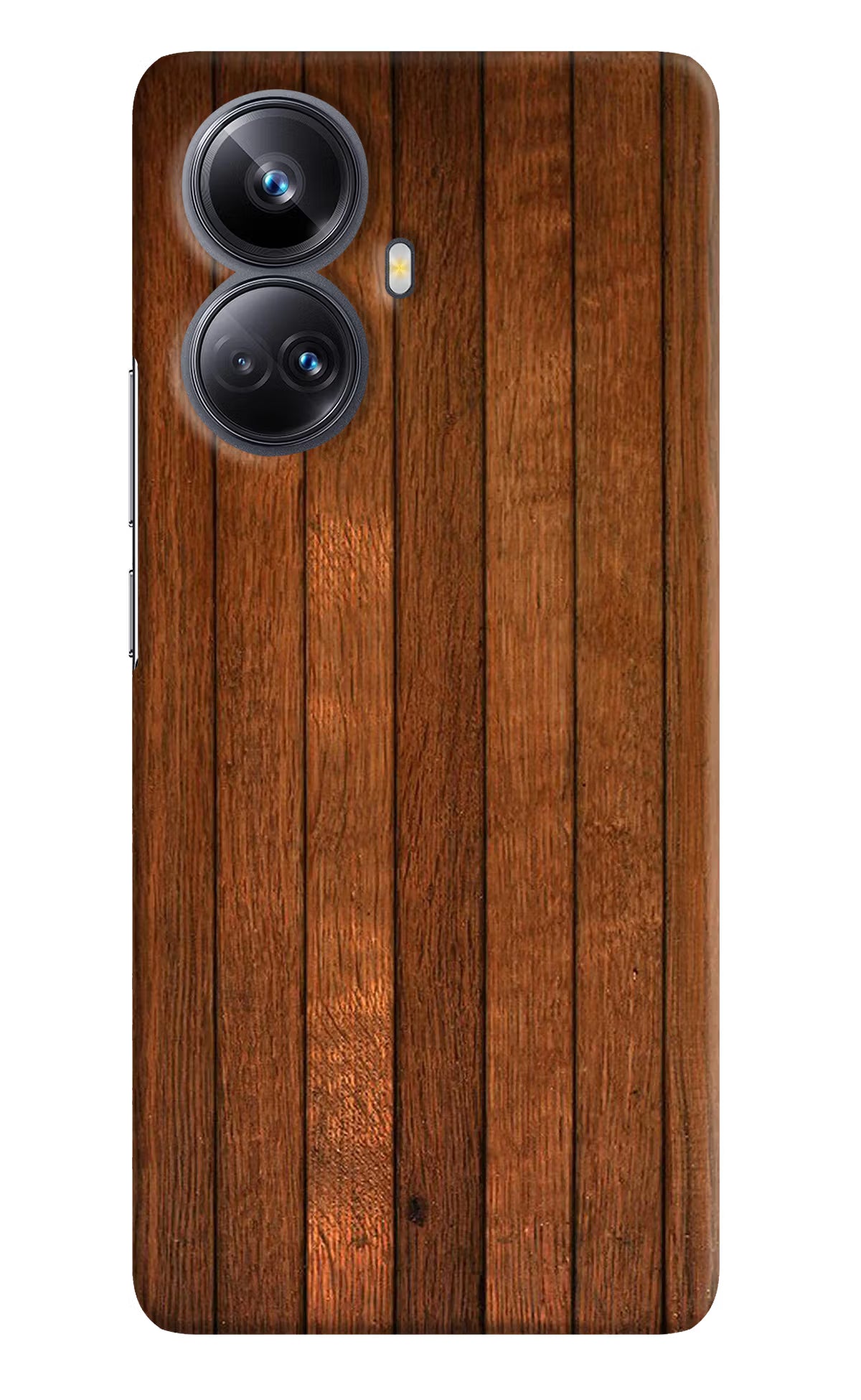 Wooden Artwork Bands Realme 10 Pro+ 5G Hard Case Back Cover by Casekaro