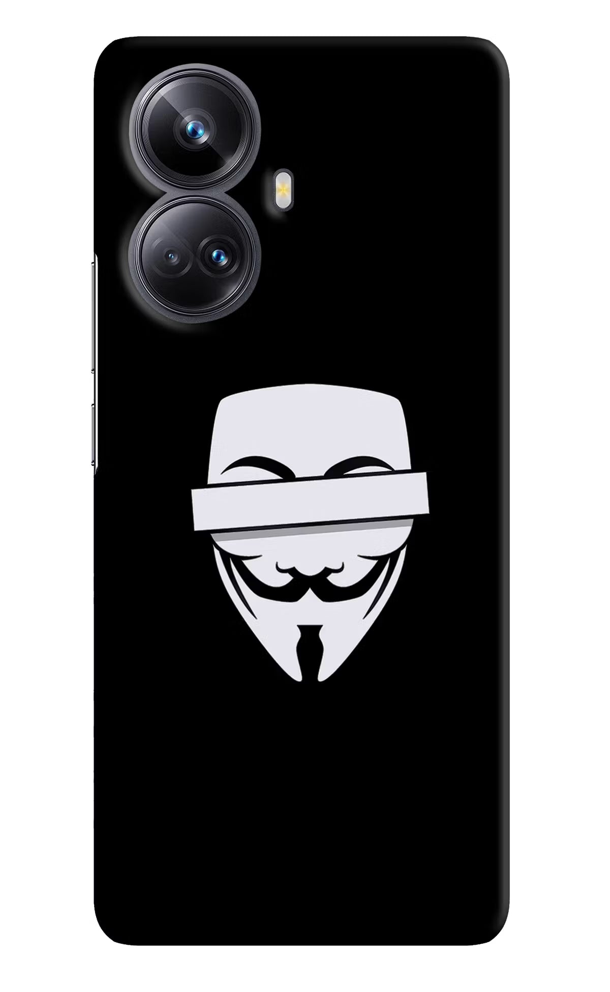 Anonymous Face Realme 10 Pro+ 5G Hard Case Back Cover by Casekaro