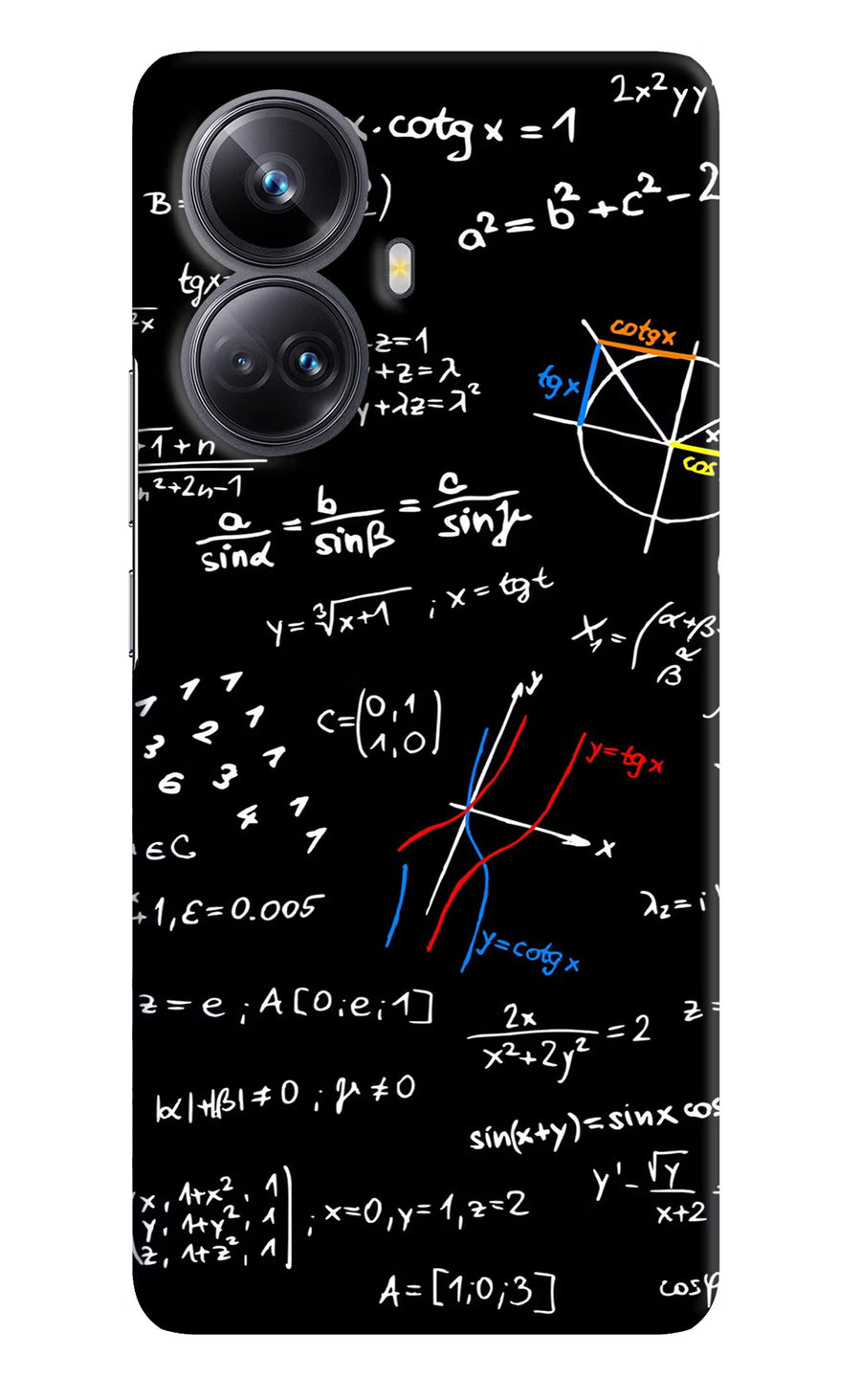 Mathematics Formula Realme 10 Pro+ 5G Back Cover, Hard case