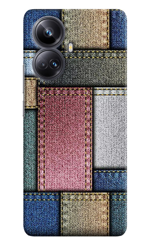 Multicolor Jeans Realme 10 Pro+ 5G Hard Case Back Cover by Casekaro