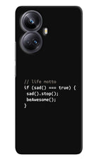 Life Motto Code Realme 10 Pro+ 5G Hard Case Back Cover by Casekaro