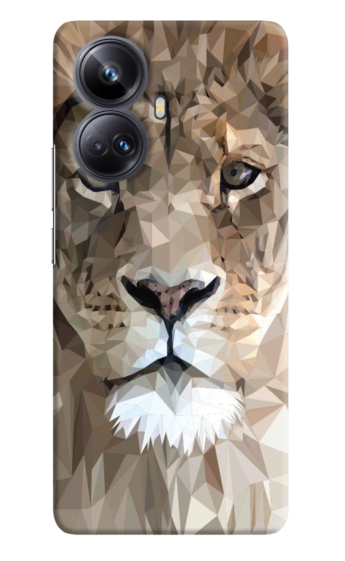 Lion Art Realme 10 Pro+ 5G Hard Case Back Cover by Casekaro