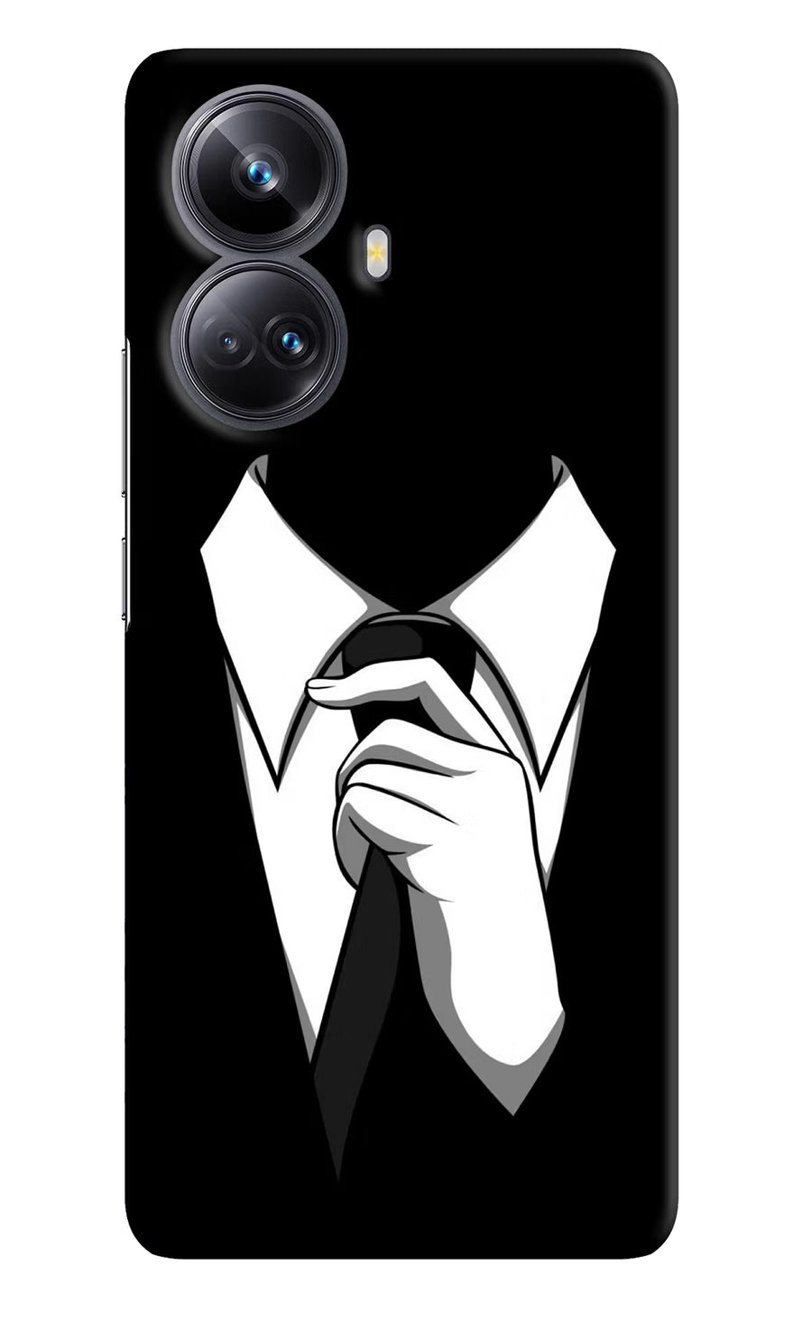 Black Tie Realme 10 Pro+ 5G Back Cover, Hard case