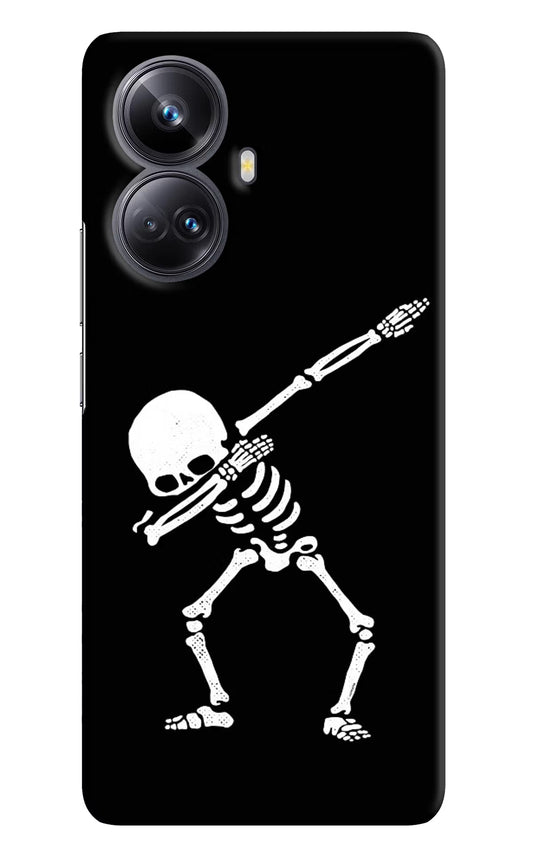 Dabbing Skeleton Art Realme 10 Pro+ 5G Hard Case Back Cover by Casekaro