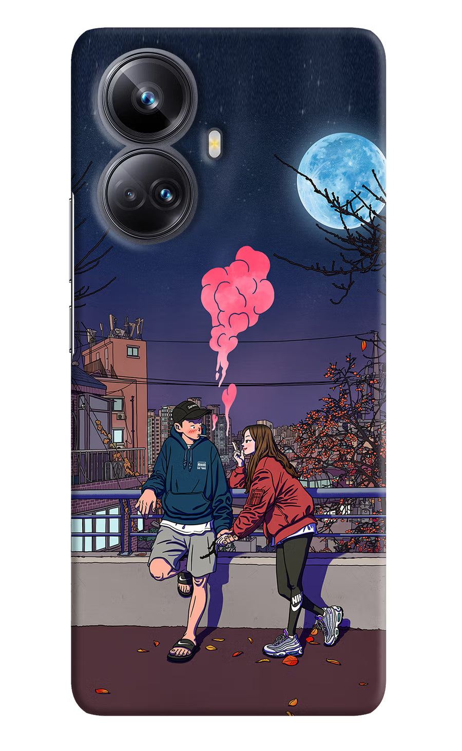 Chilling Couple Realme 10 Pro+ 5G Back Cover, Hard case
