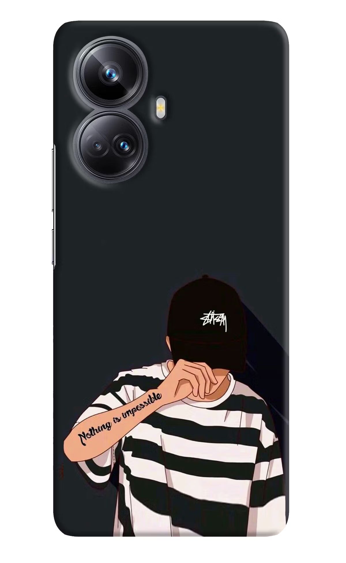 Aesthetic Boy Realme 10 Pro+ 5G Hard Case Back Cover by Casekaro
