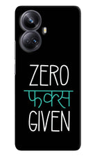 Zero Fucks Given Realme 10 Pro+ 5G Hard Case Back Cover by Casekaro
