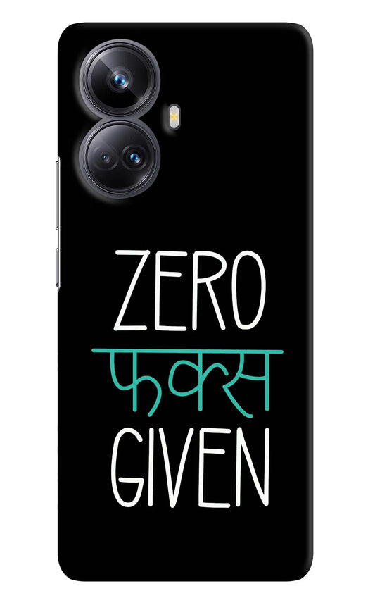 Zero Fucks Given Realme 10 Pro+ 5G Hard Case Back Cover by Casekaro