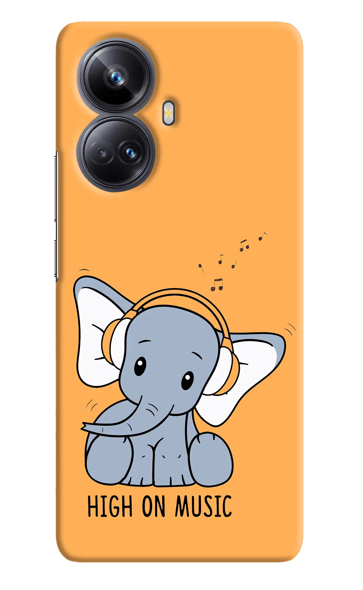High On Music Realme 10 Pro+ 5G Hard Case Back Cover by Casekaro