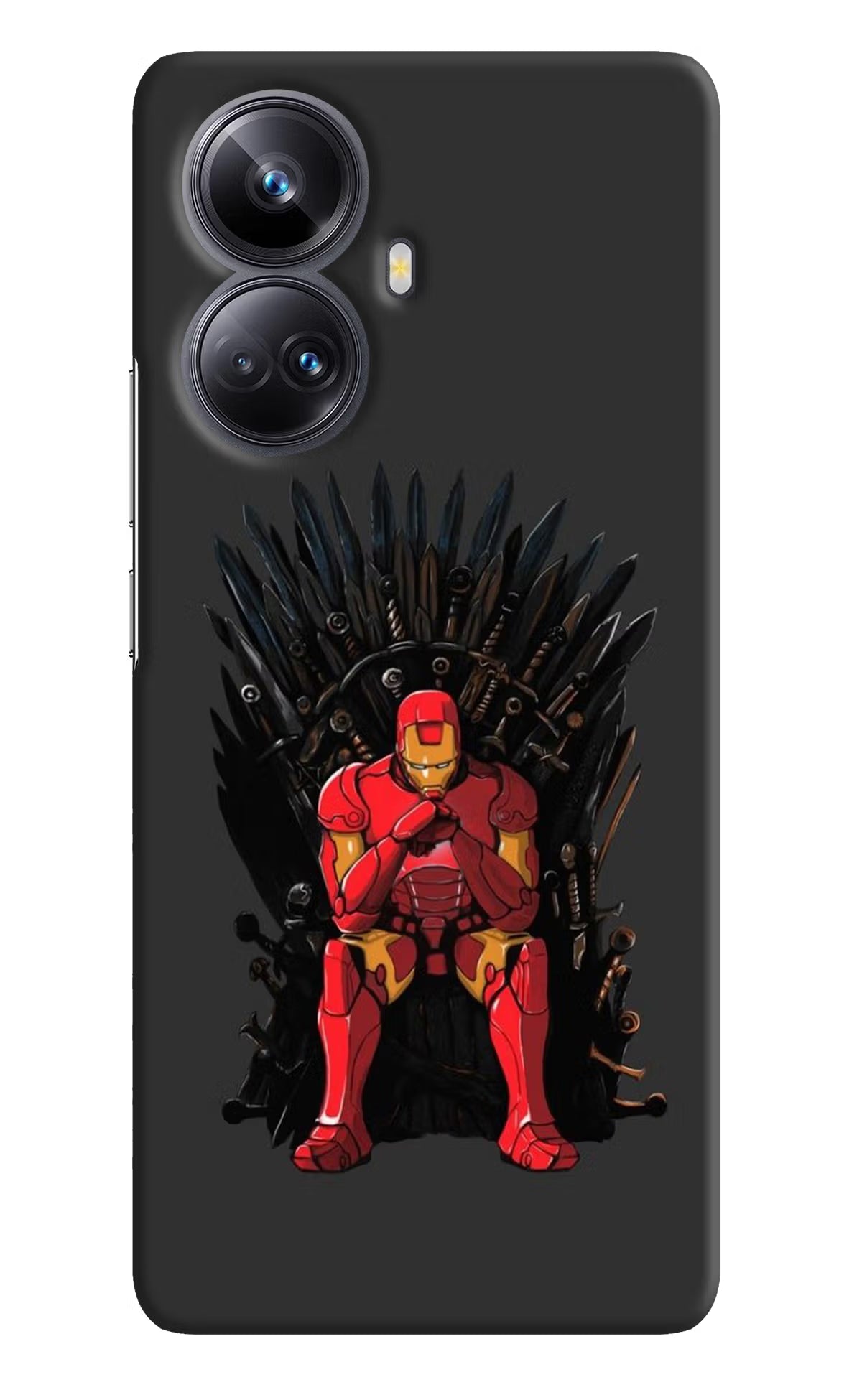 Ironman Throne Realme 10 Pro+ 5G Hard Case Back Cover by Casekaro