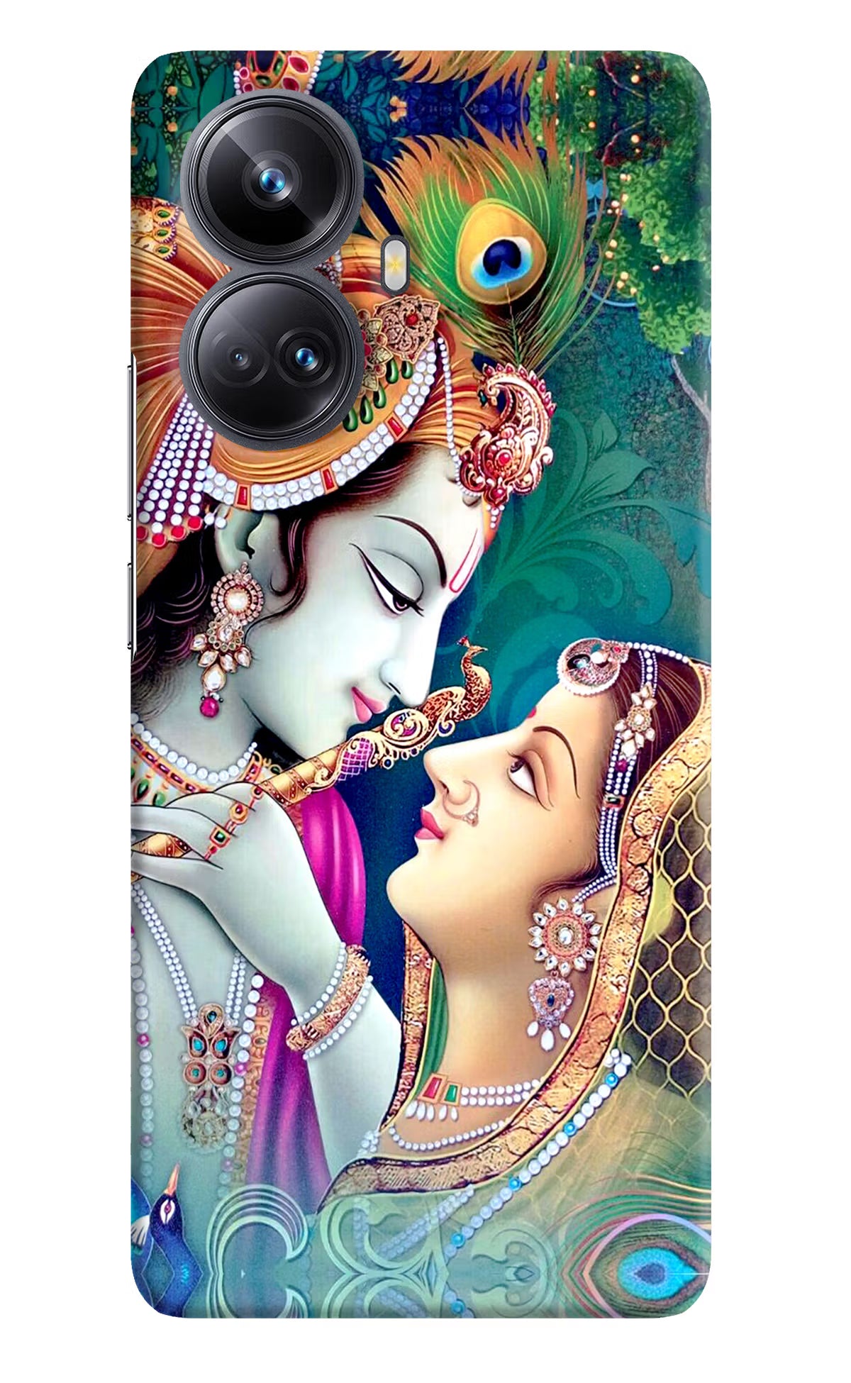 Lord Radha Krishna Realme 10 Pro+ 5G Hard Case Back Cover by Casekaro